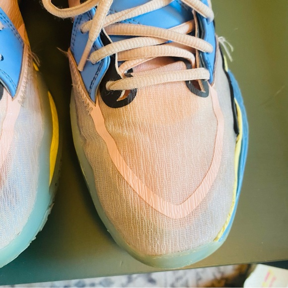 Nike Kyrie Infinity 8 -Valentine’s Day Pink / Multicolor Blue Shoes 12 - Picture 7 of 14